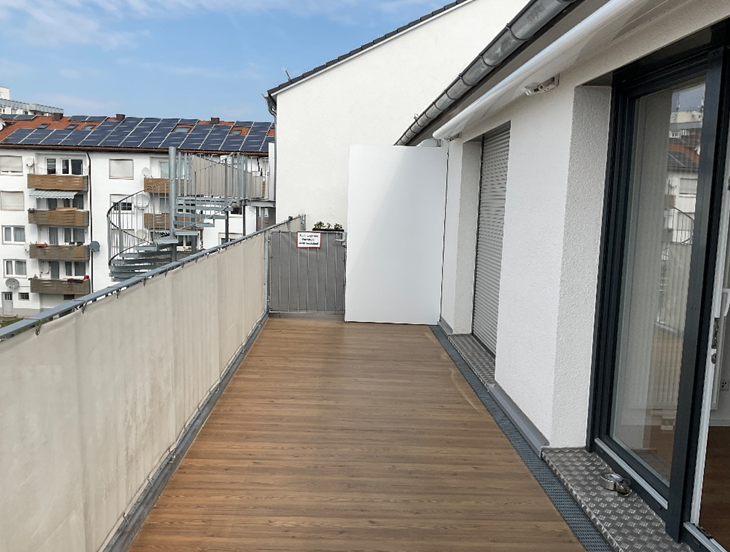 2-Zimmer-Wohnung mit einem großem Balkon! - Foto 5
