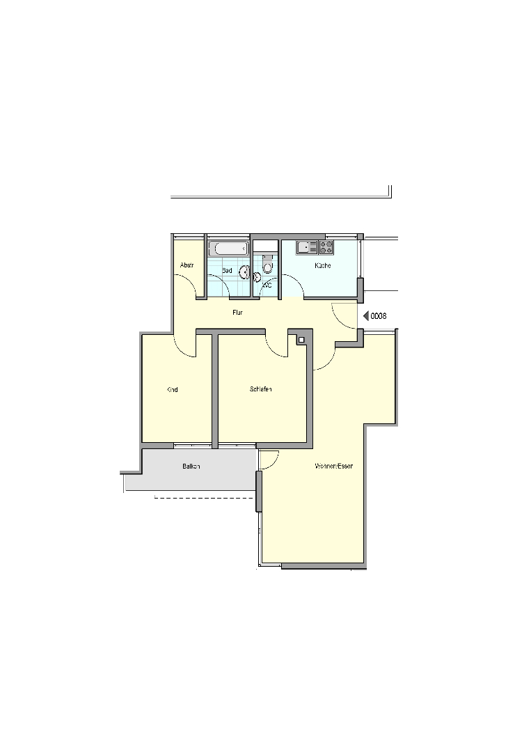 3-Zimmer Wohnung mit Balkon in Oberesslingen - Foto 5