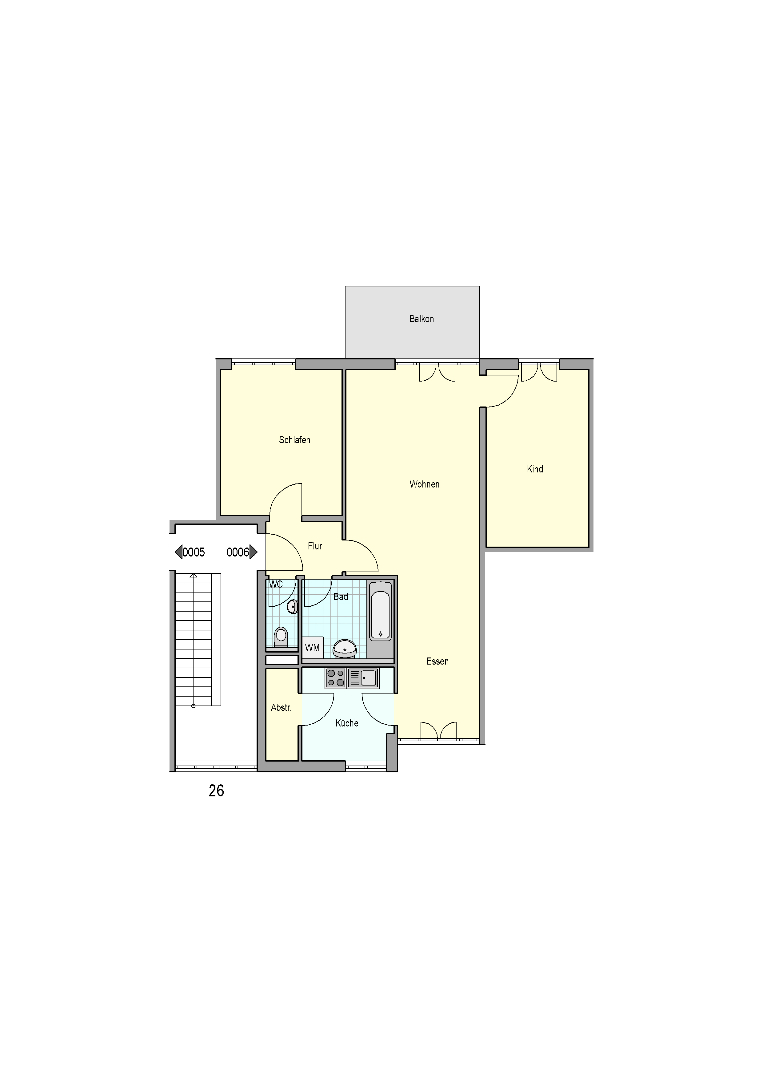 Helle 3-Zimmerwohnung mit Balkon in ruhiger Lage! - Photo 2