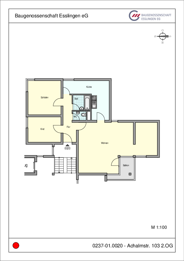 Schöne 4-Zimmer Wohnung am Zollberg mit Balkon - Photo 5