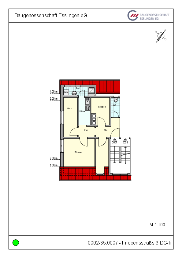 Altbau 2-Zimmer-Wohnung mitten in Esslingen! - Photo 4
